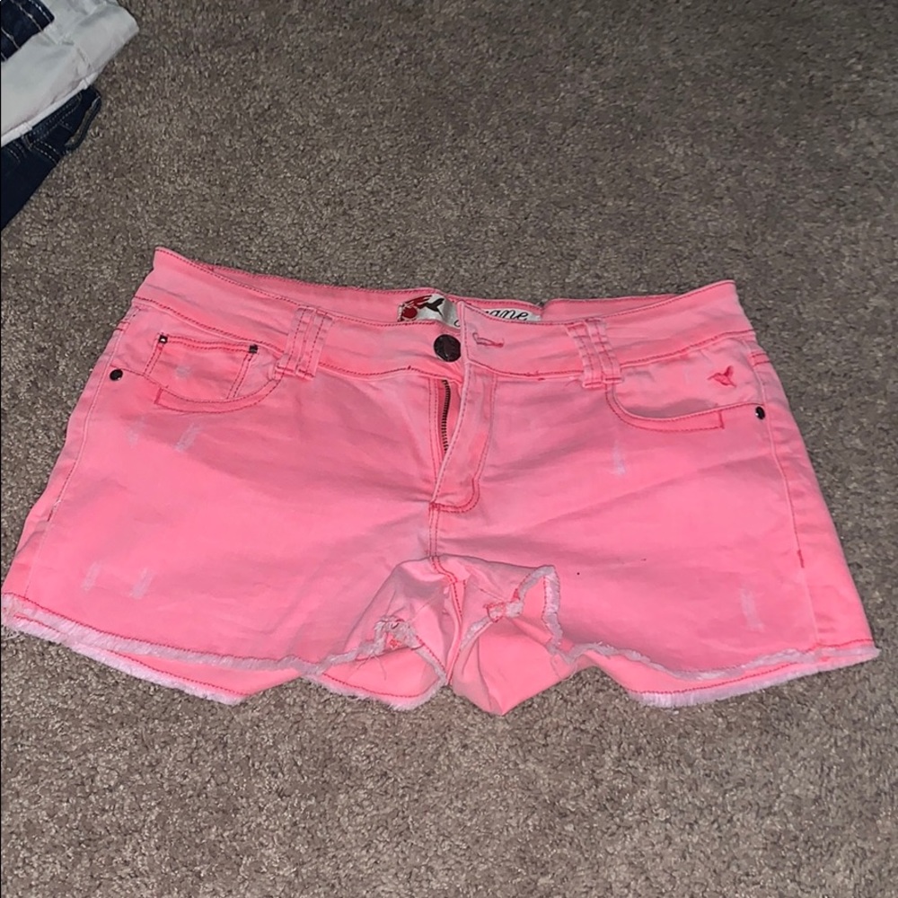 Pink shorts